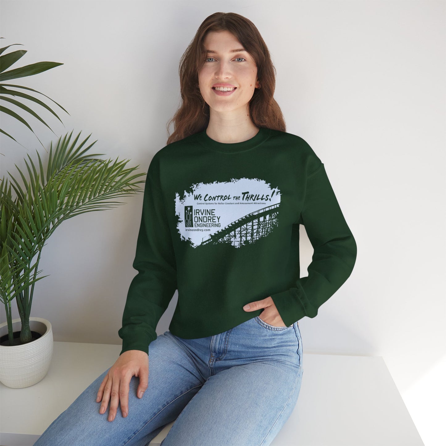 OG Woodie Sweatshirt (FRONT graphic) • Irvine Ondrey Engineering