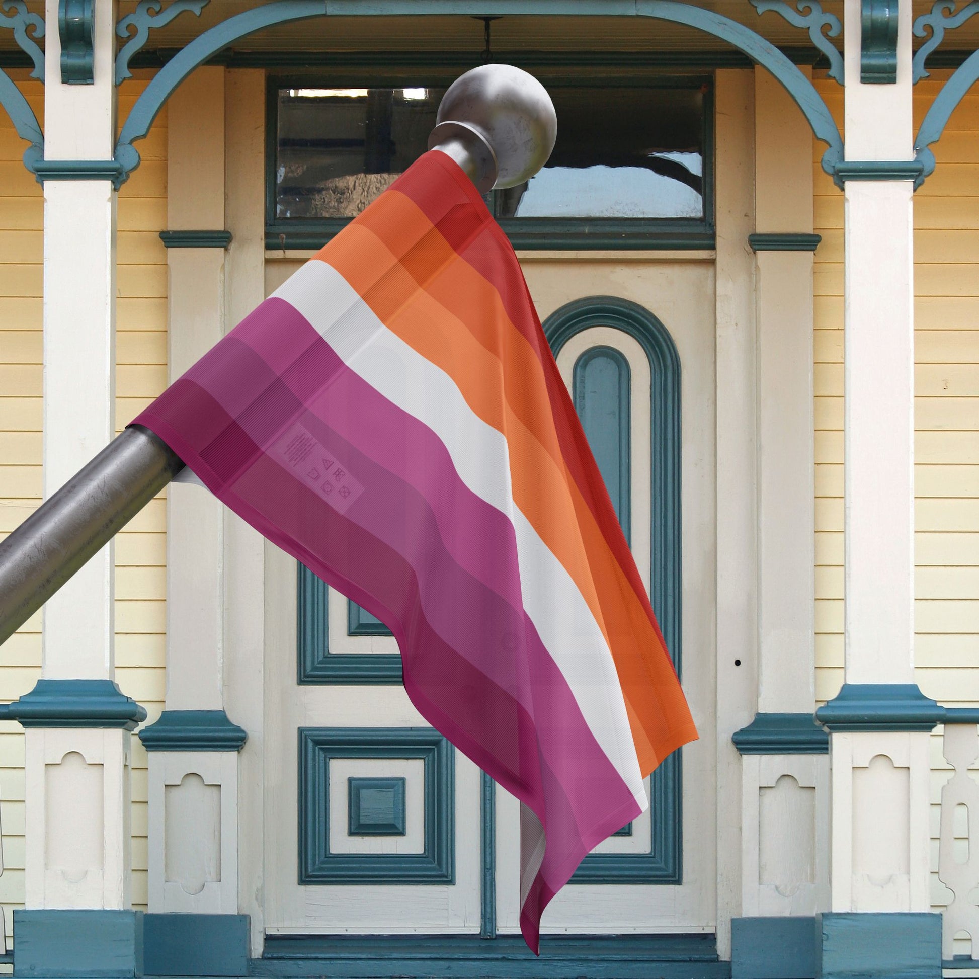 Lesbian Pride 7-Stripe Sunset Flag