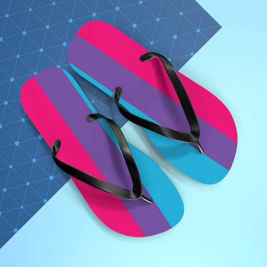 Androgyne Pride Flip Flops