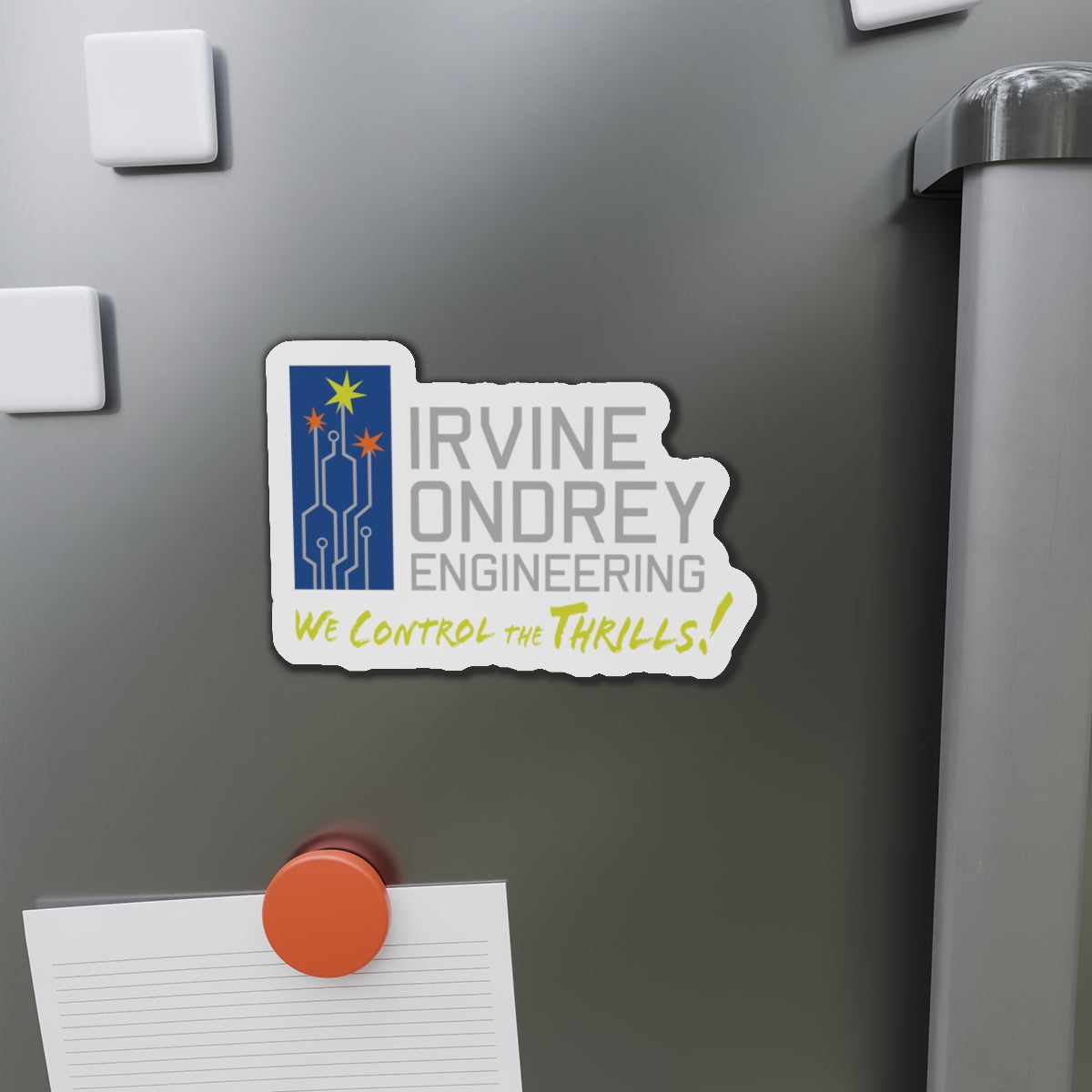 Irvine Ondrey Engineering Logo Magnet