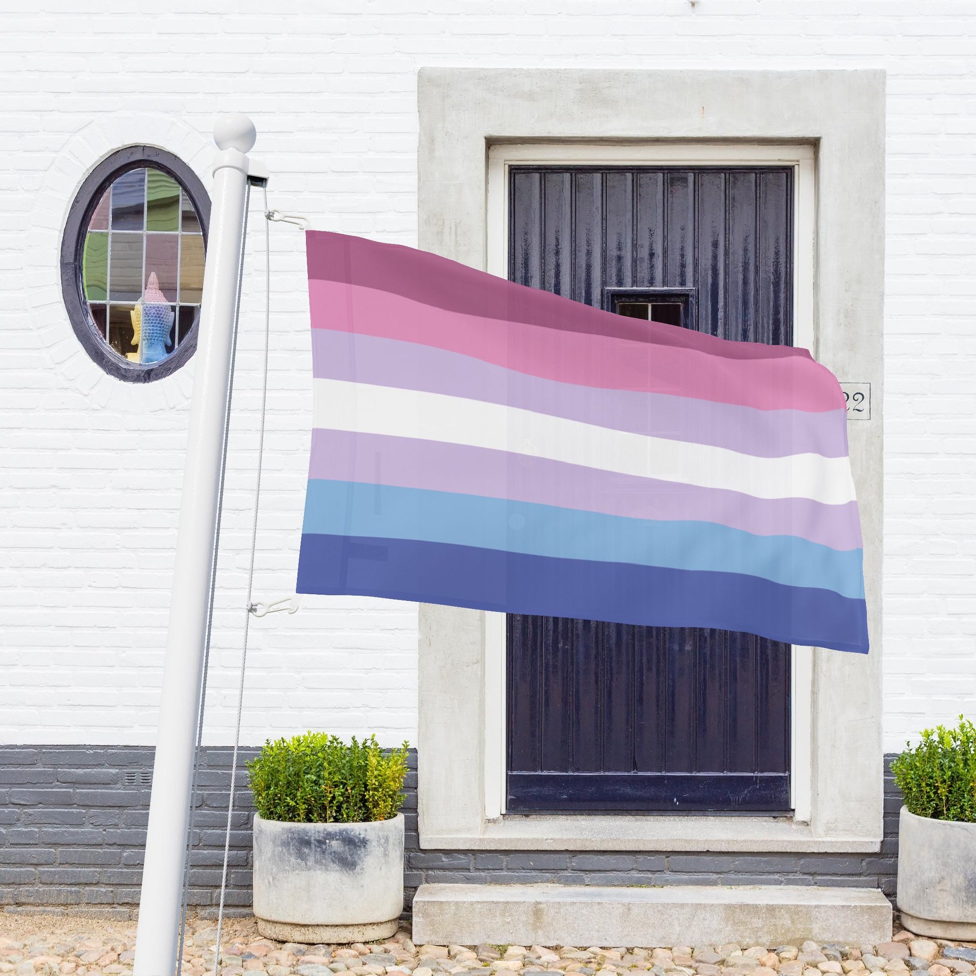 Bigender Purple Pride Flag