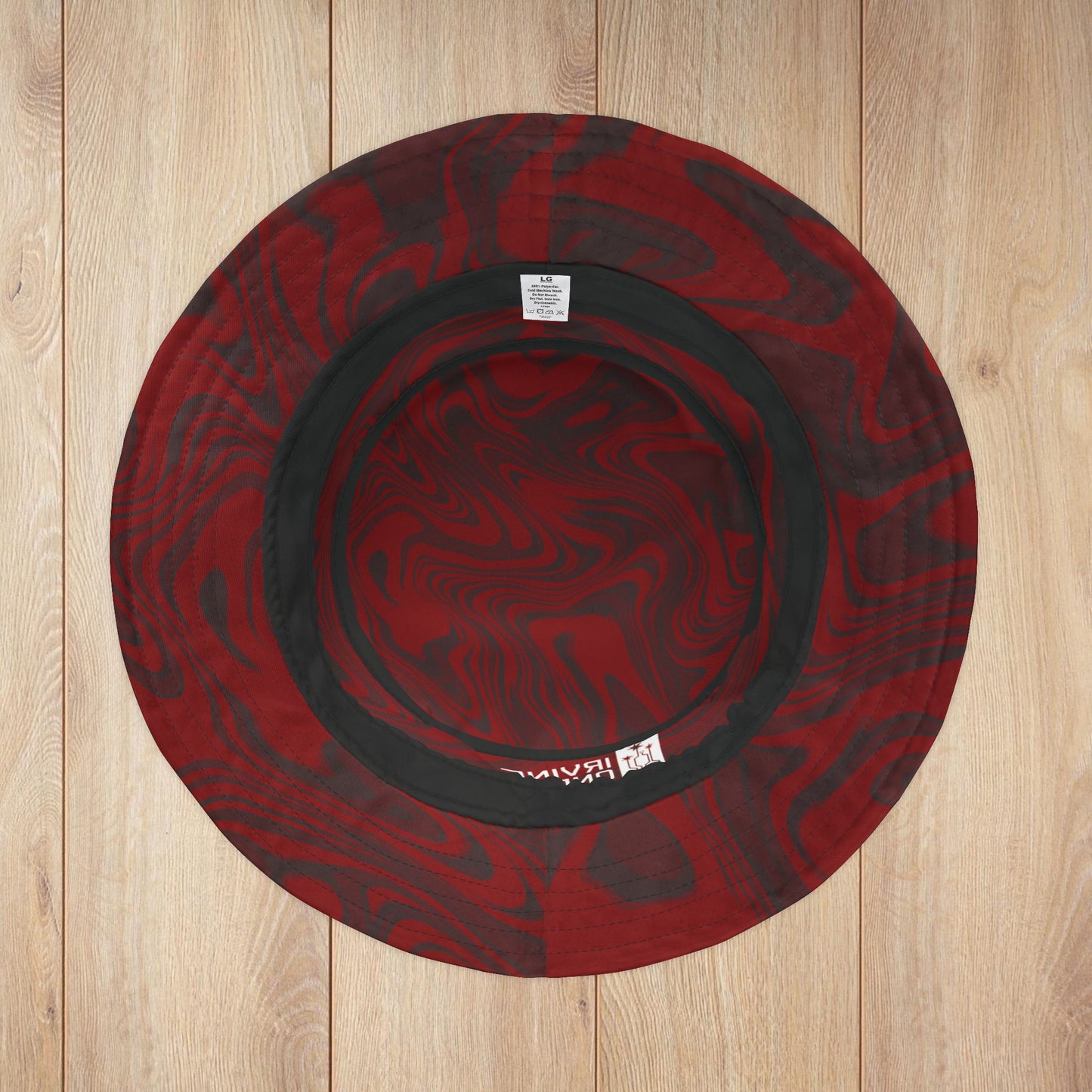 Red Swirl Bucket Hat • Irvine Ondrey Engineering