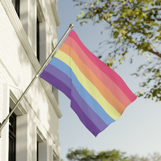 36'' × 60'' Xenogender Pride Stripes Flag with Grommets