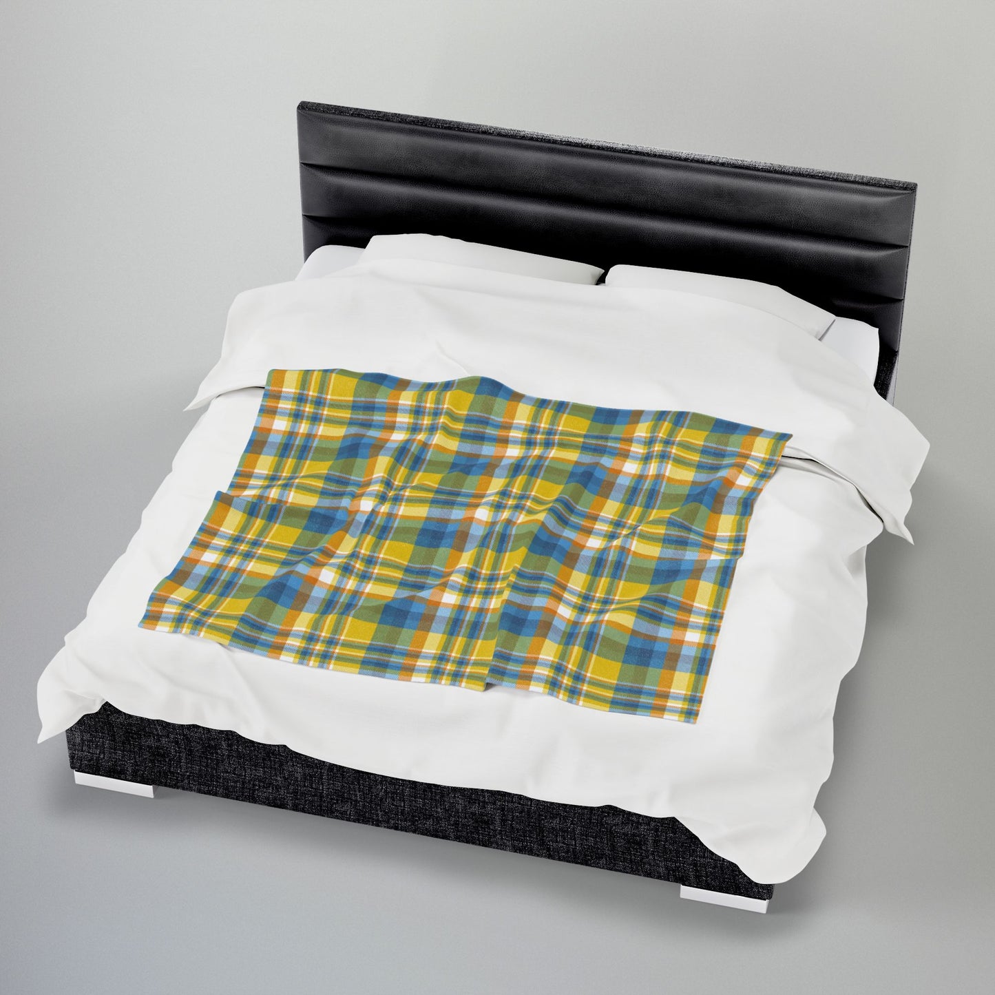 Aroace Pride Plaid Velveteen Plush Blanket