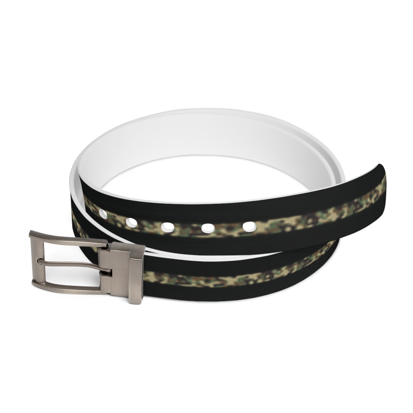 Thin Camo Line Flag Belt