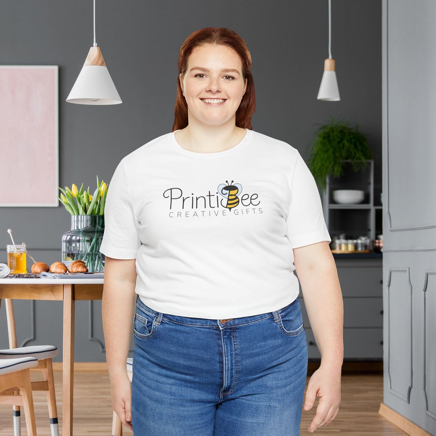 Camiseta con logotipo PrintiBee