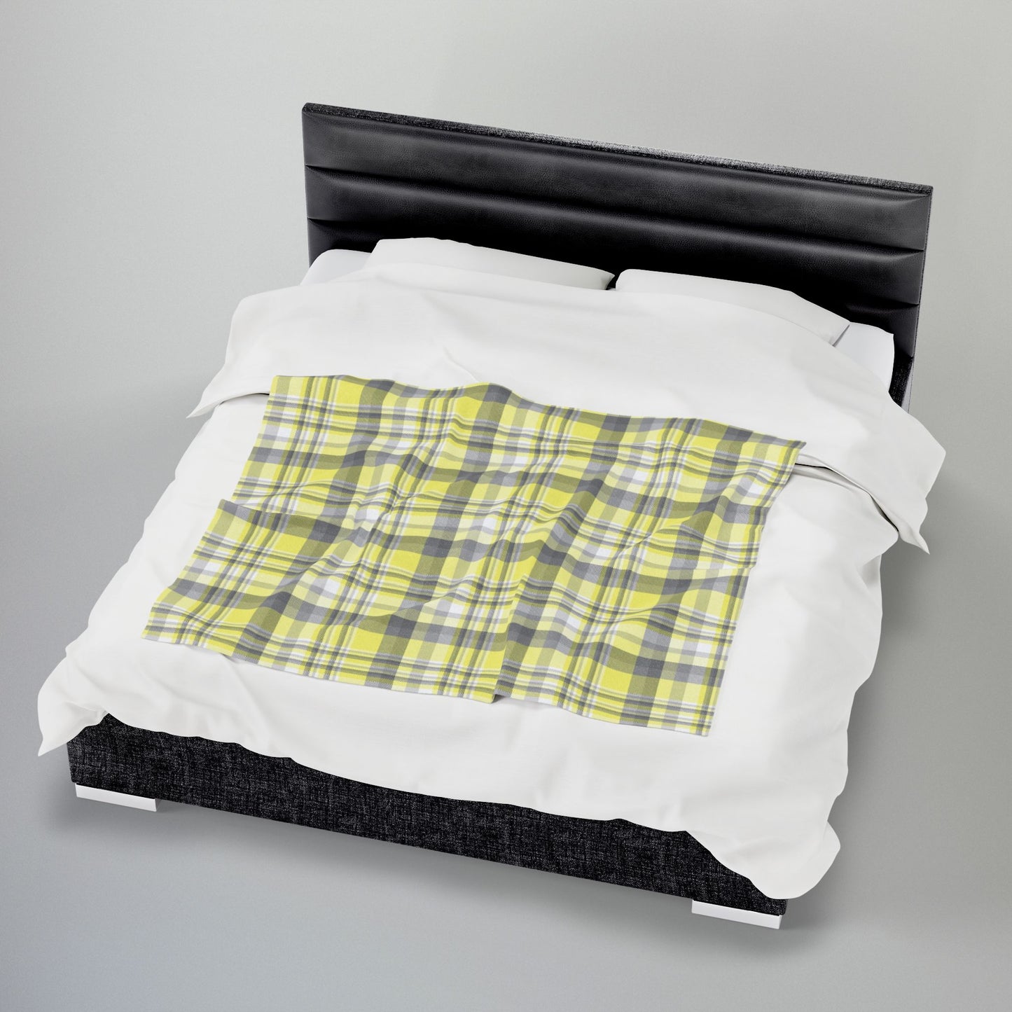 Demigender Pride Plaid Velveteen Plush Blanket