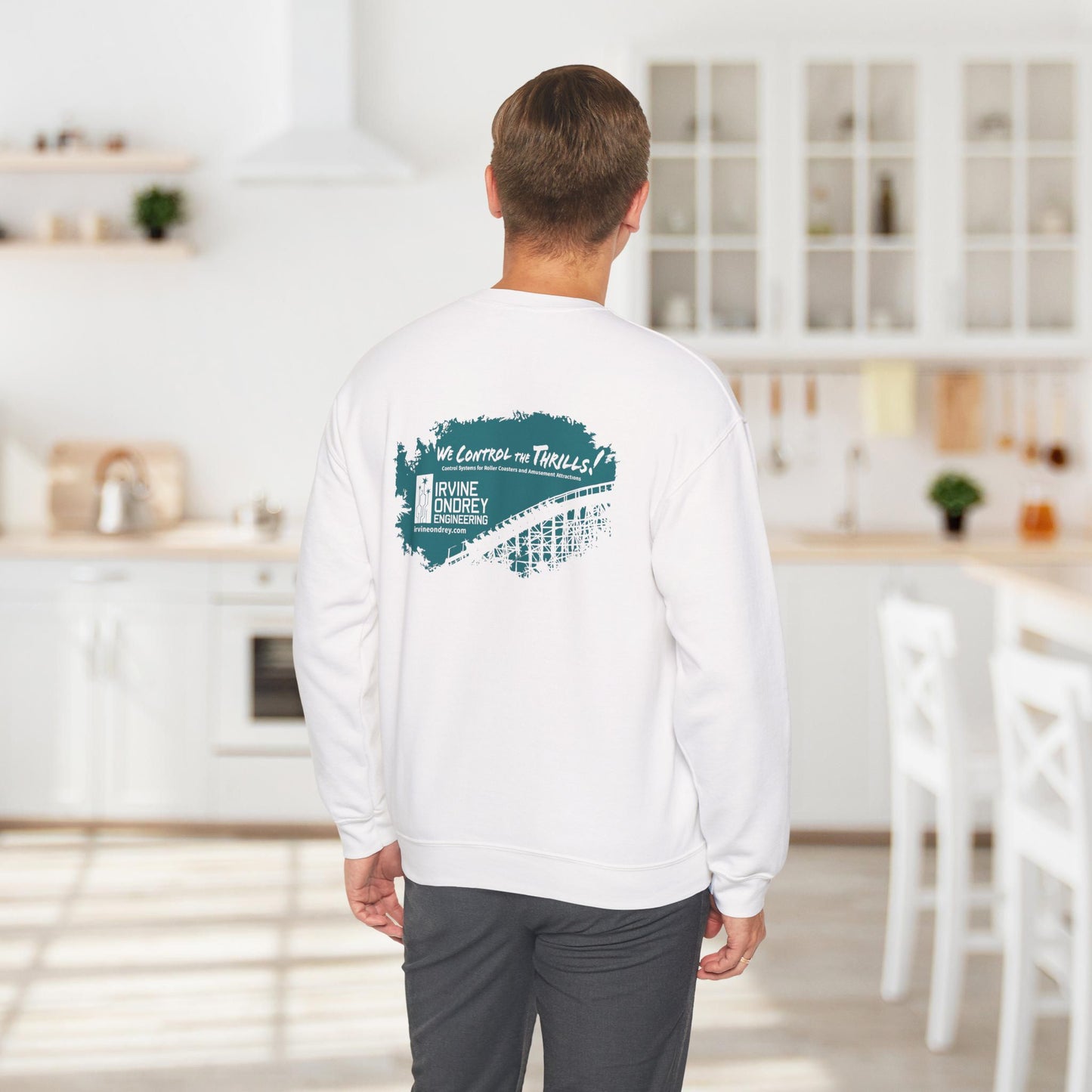 OG Woodie Sweatshirt (BACK graphic) • Irvine Ondrey Engineering