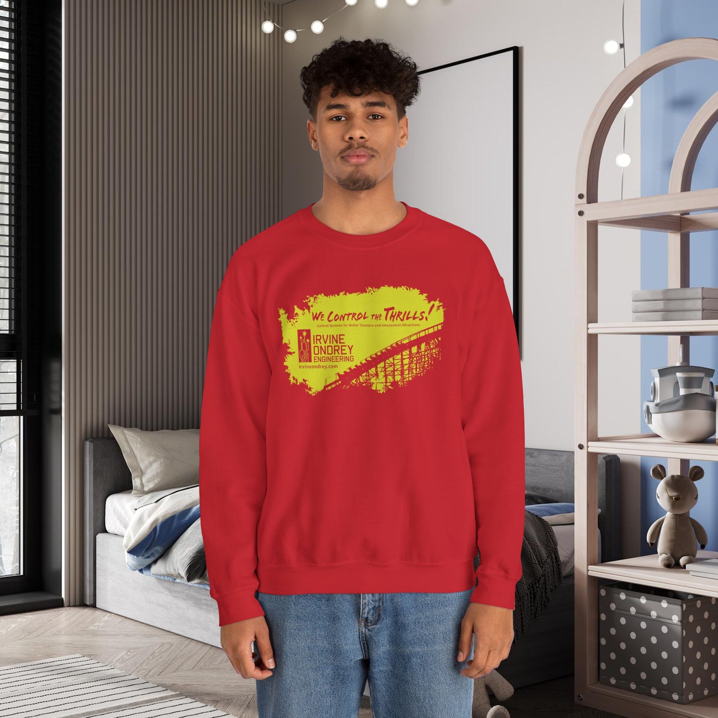 OG Woodie Sweatshirt (FRONT graphic) • Irvine Ondrey Engineering
