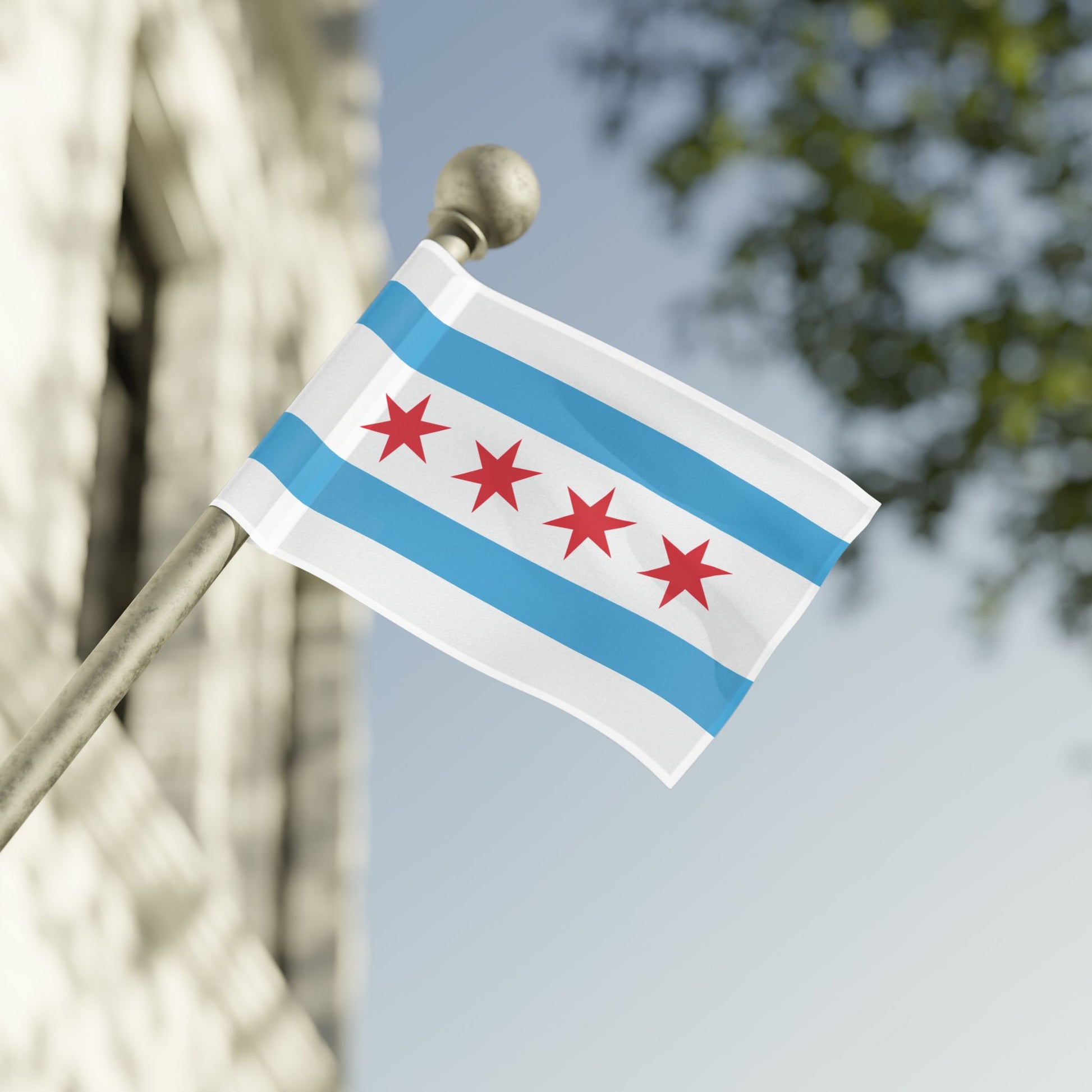 IL - Chicago Illinois Flag