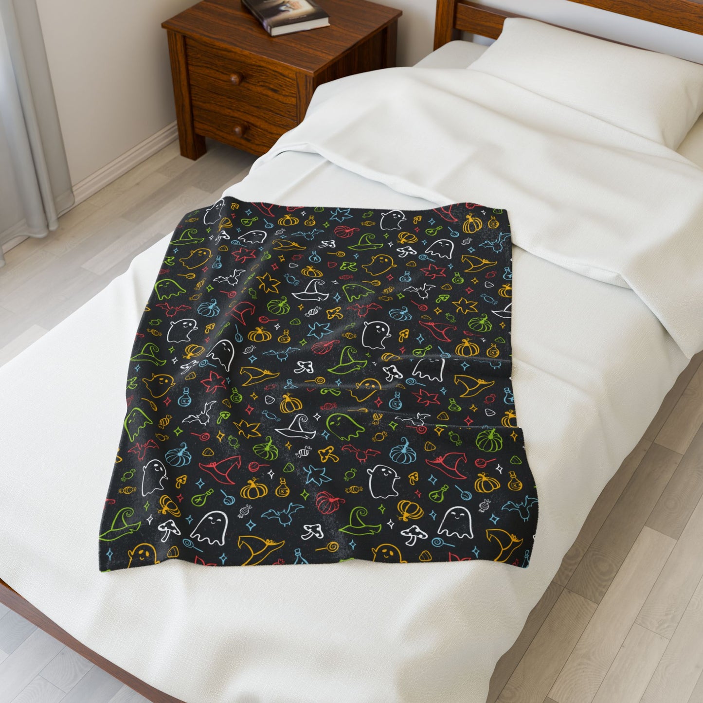 Queer Pride Halloween Velveteen Plush Blanket