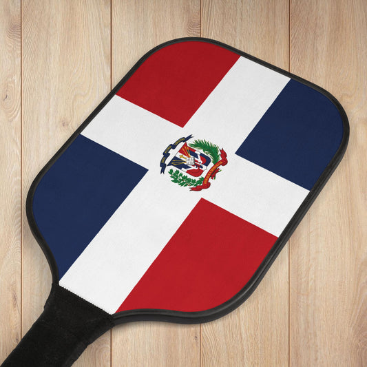 Dominican Republic Flag Pickleball Kit