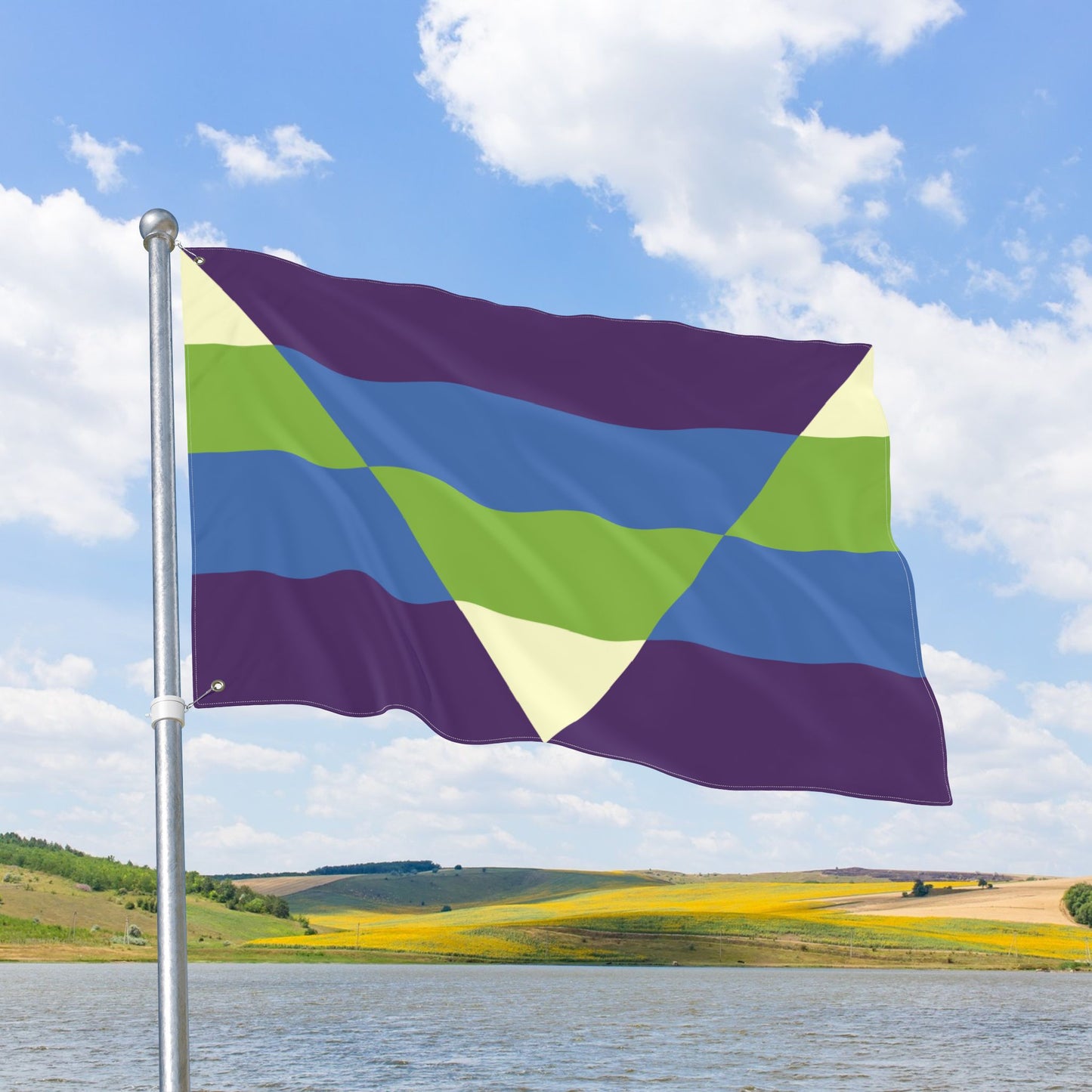 Aegoplatonic Pride Flag with Grommets