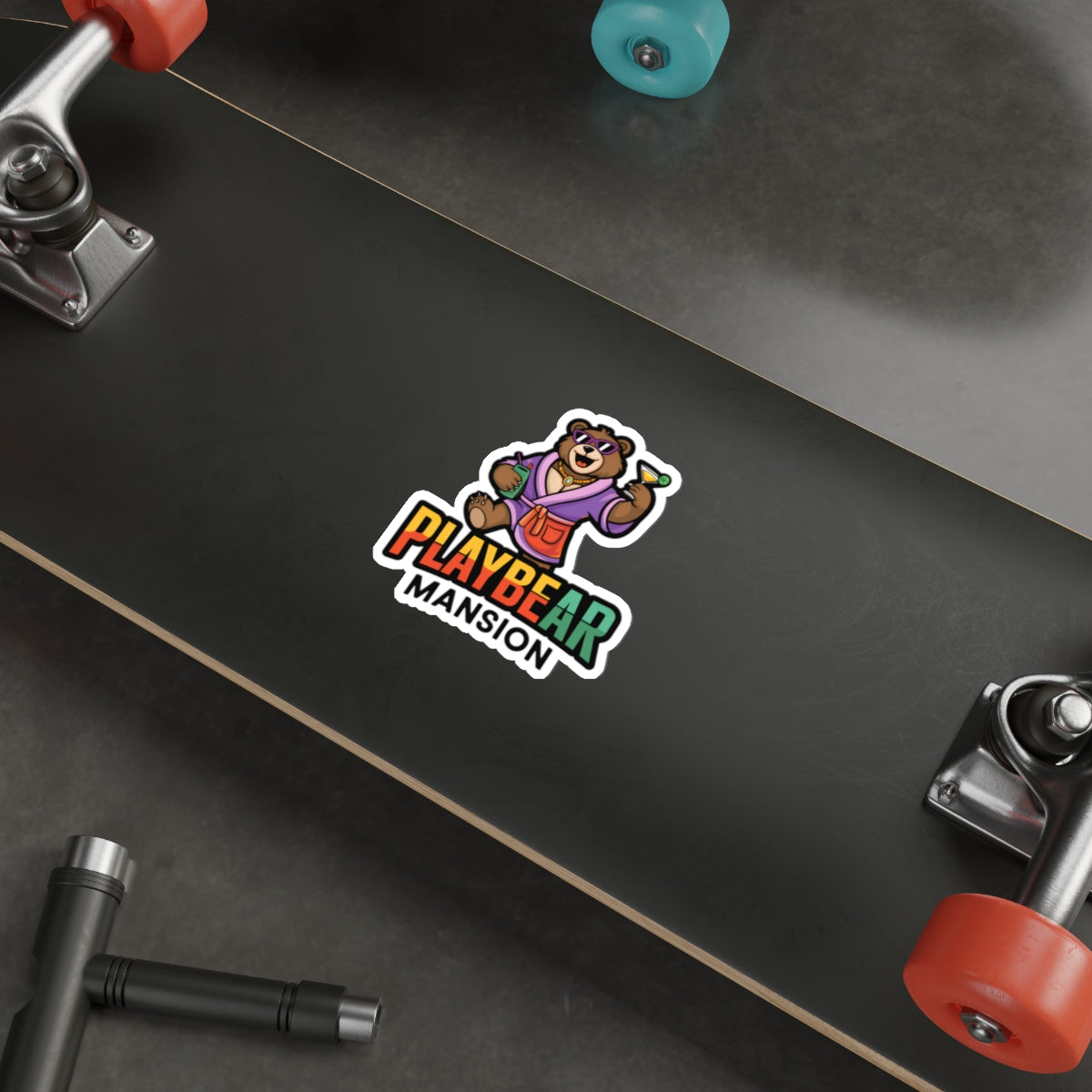 Playful Bear Die-Cut Stickers