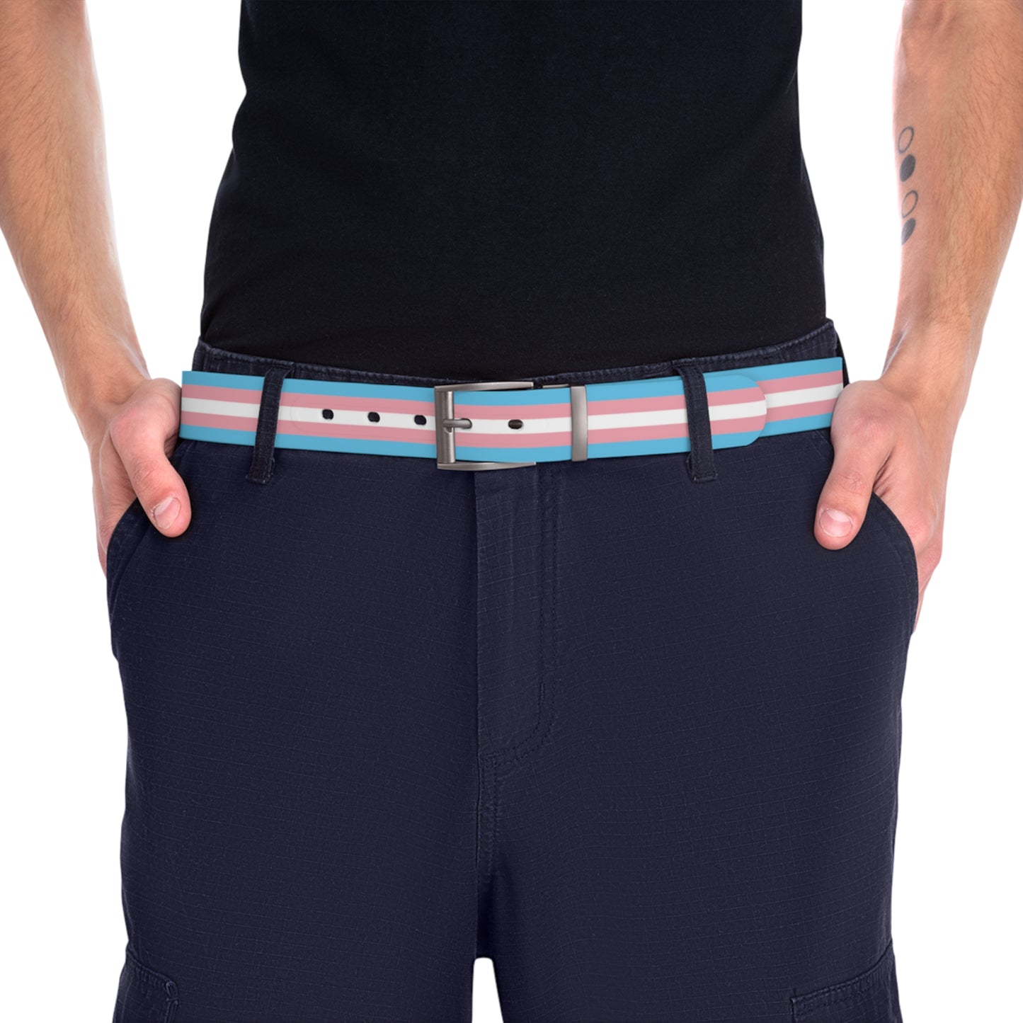Transgender Pride Flag Belt