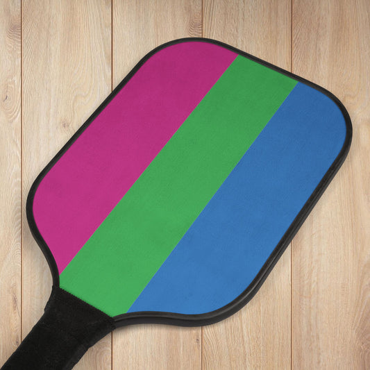 Polysexual Pride Flag Pickleball Kit
