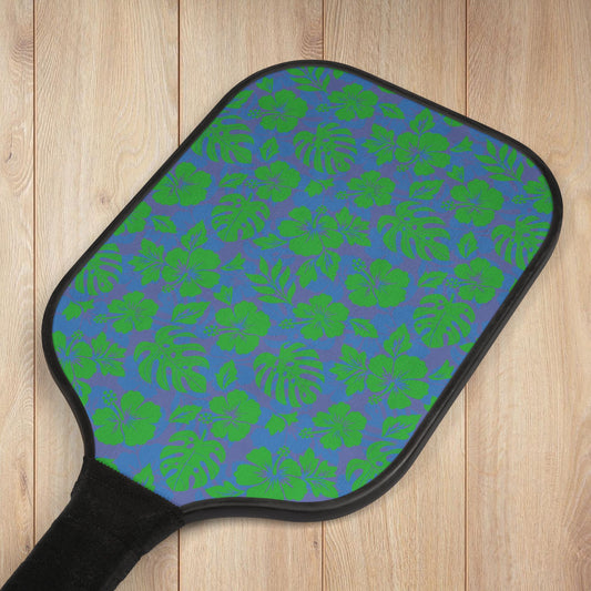 Green & Blue Tropical Pickleball Paddles