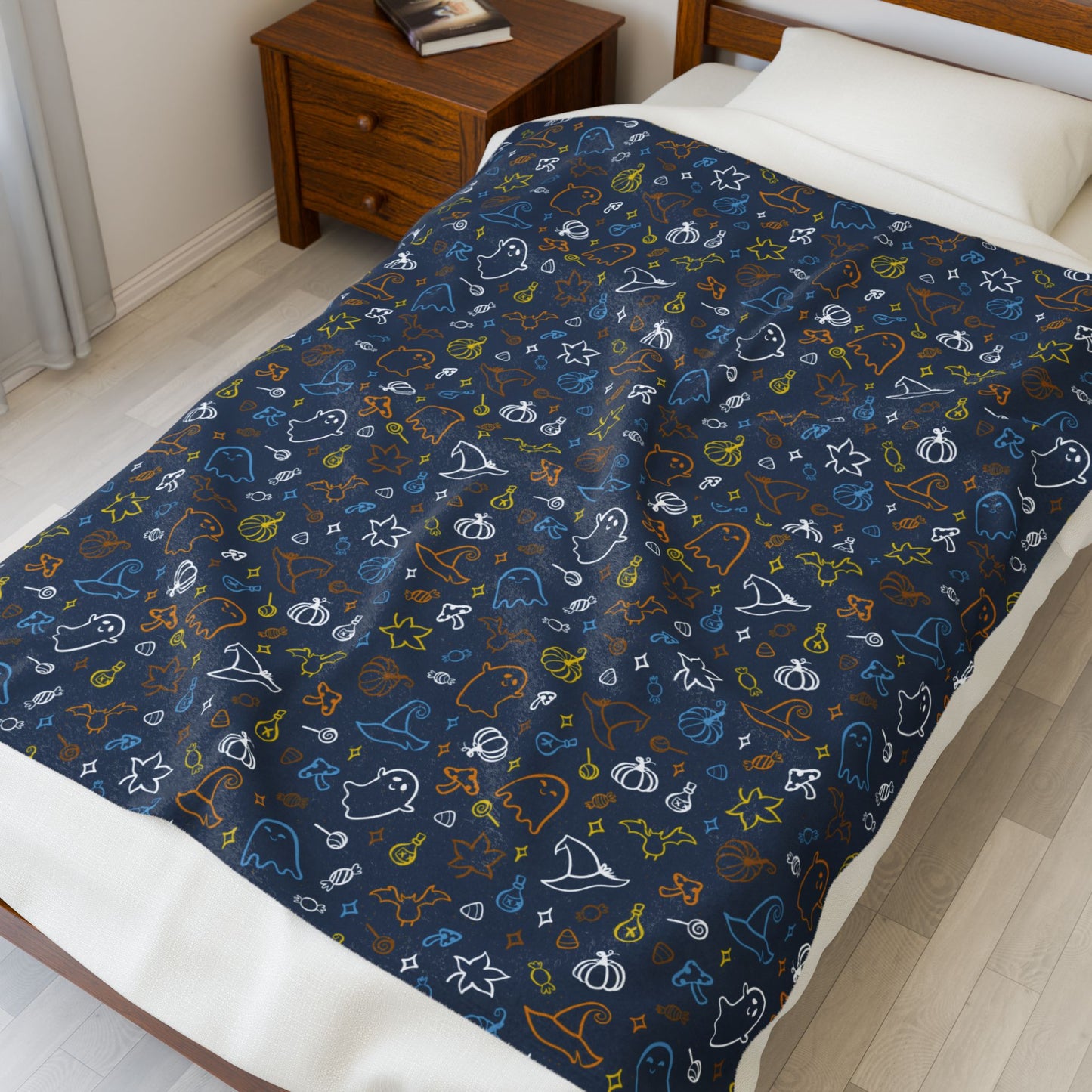 Aroace Halloween Velveteen Plush Blanket