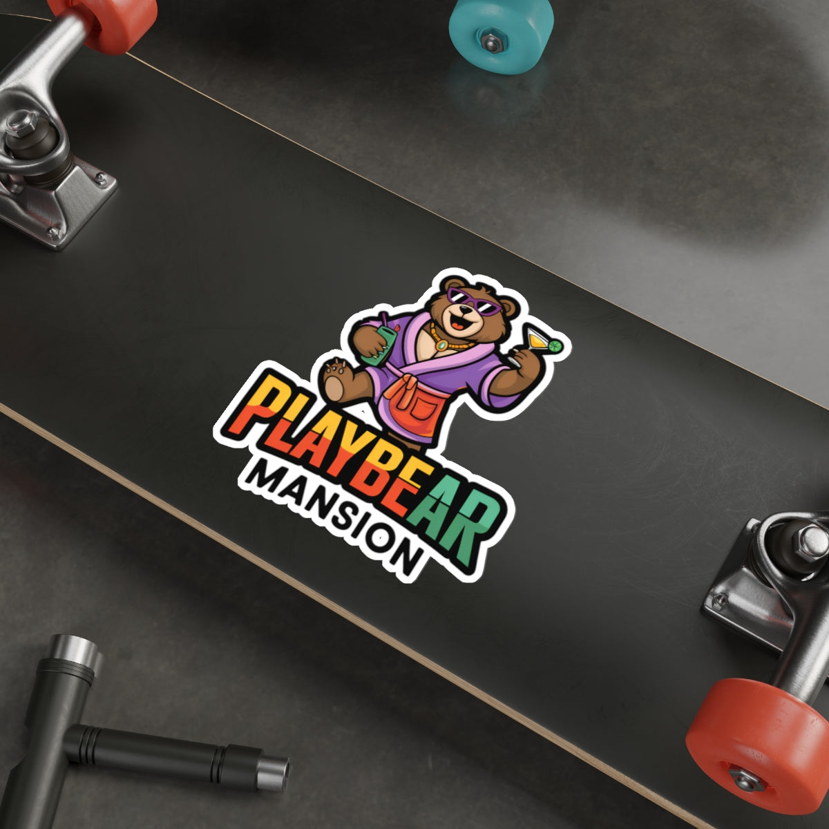 Playful Bear Die-Cut Stickers