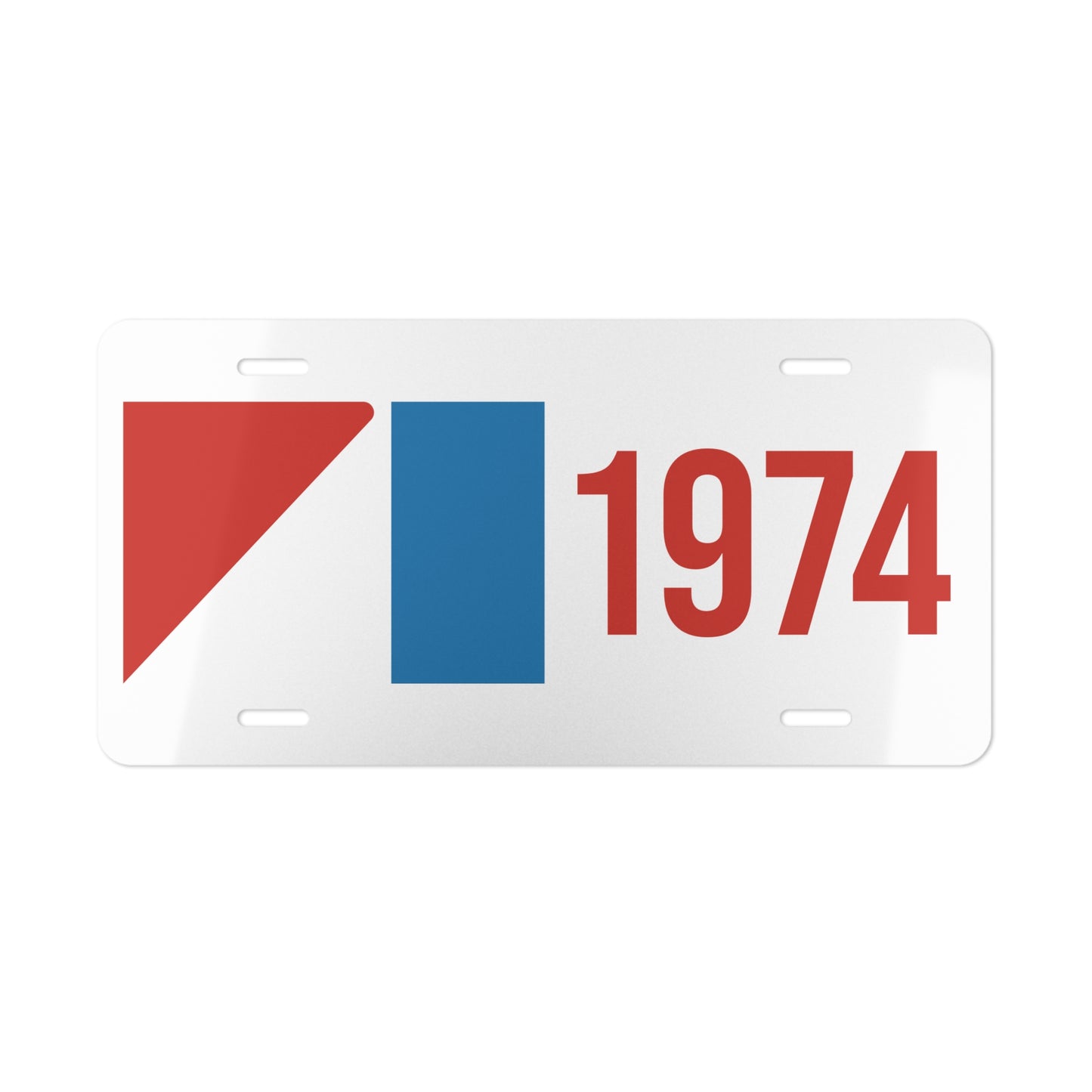 AMC Logo w/ Red Year White Custom Vanity Plates