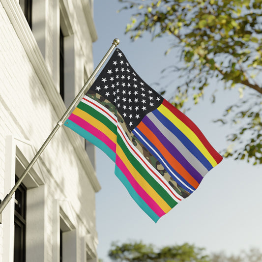 36'' × 60'' USA All Thin Lines American Flag with Grommets