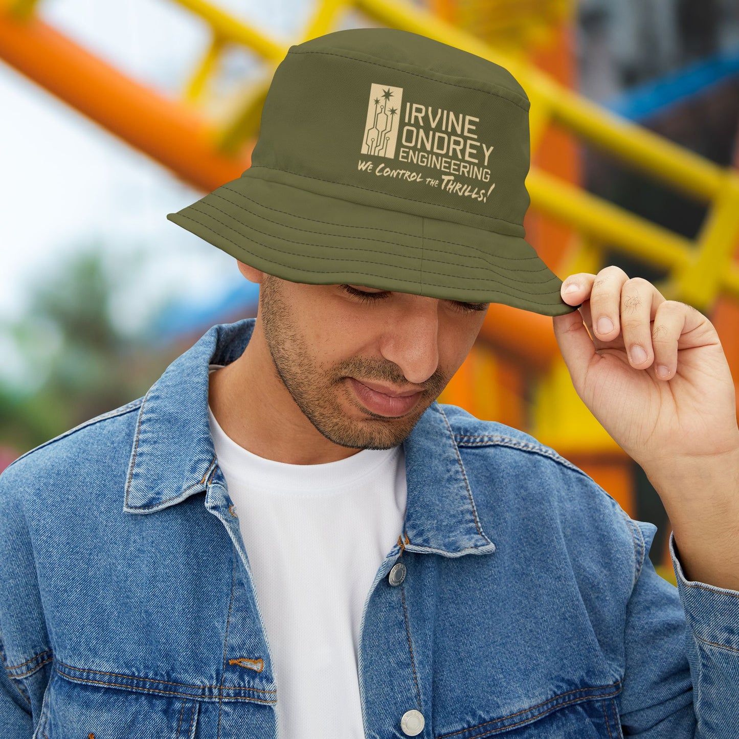 Olive Bucket Hat • Irvine Ondrey Engineering