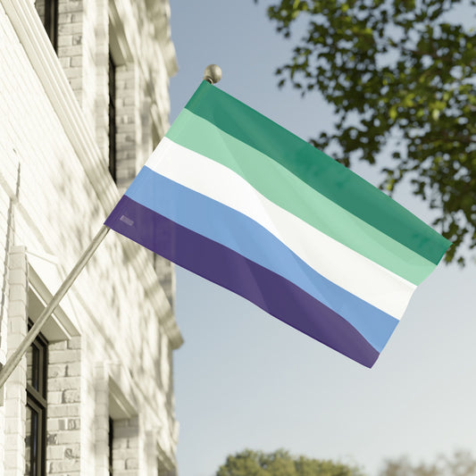 60" x 36" Gay Men Pride 5-Stripe Flag