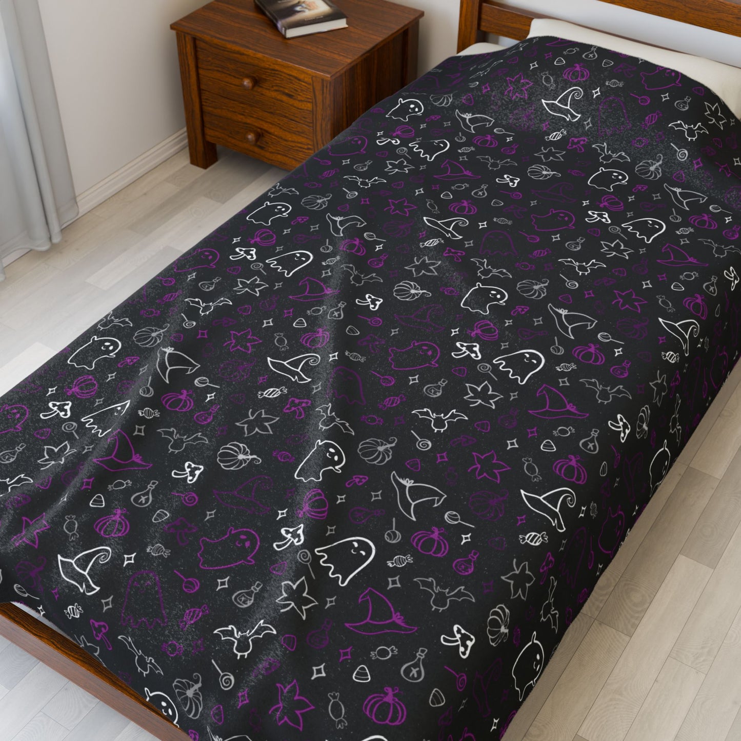 Demisexual Pride Halloween Velveteen Plush Blanket