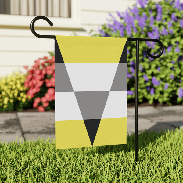 12'' × 18'' Aegoplatonic Yellow Garden Flag Banner