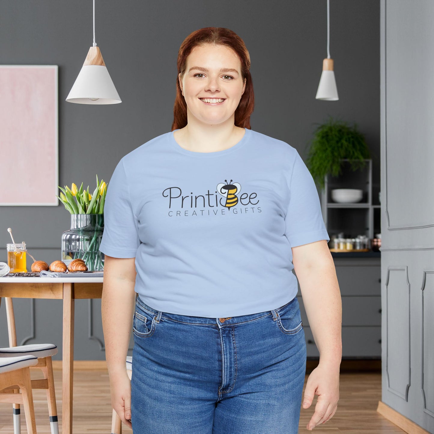 Camiseta con logotipo PrintiBee