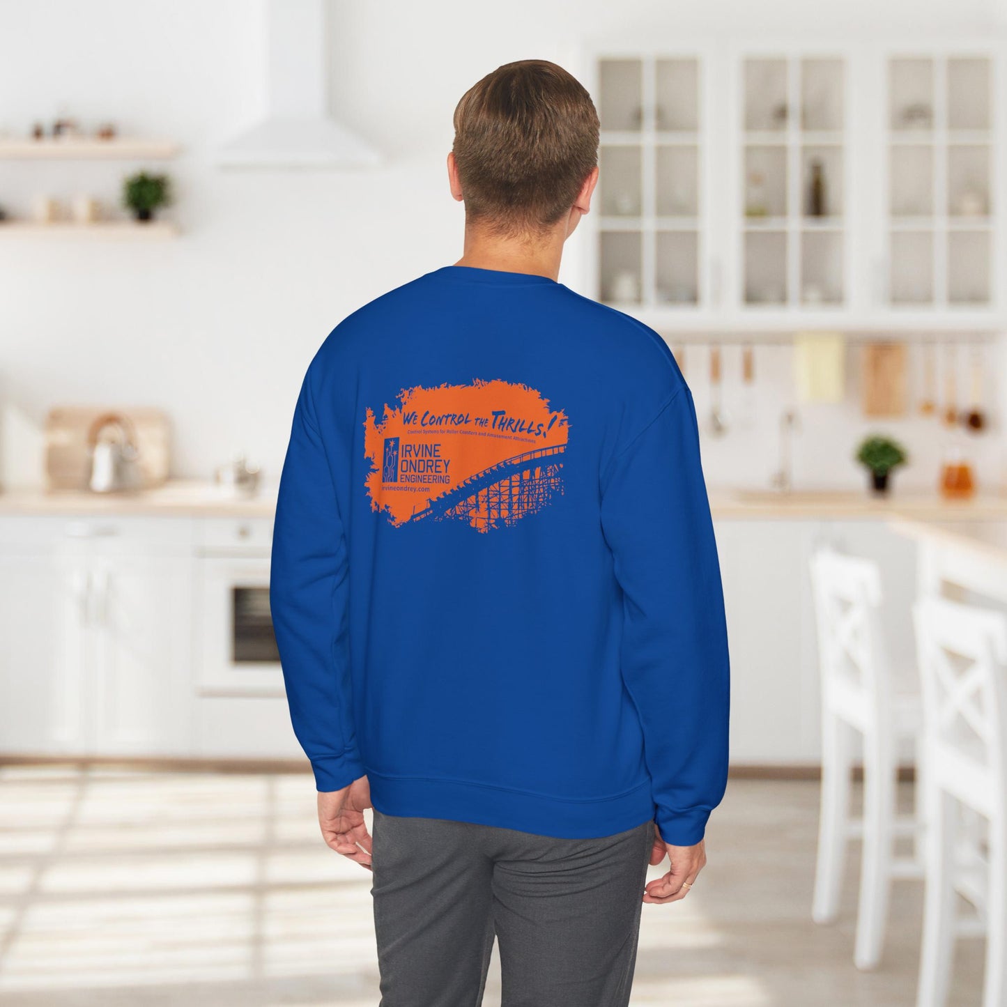 OG Woodie Sweatshirt (BACK graphic) • Irvine Ondrey Engineering