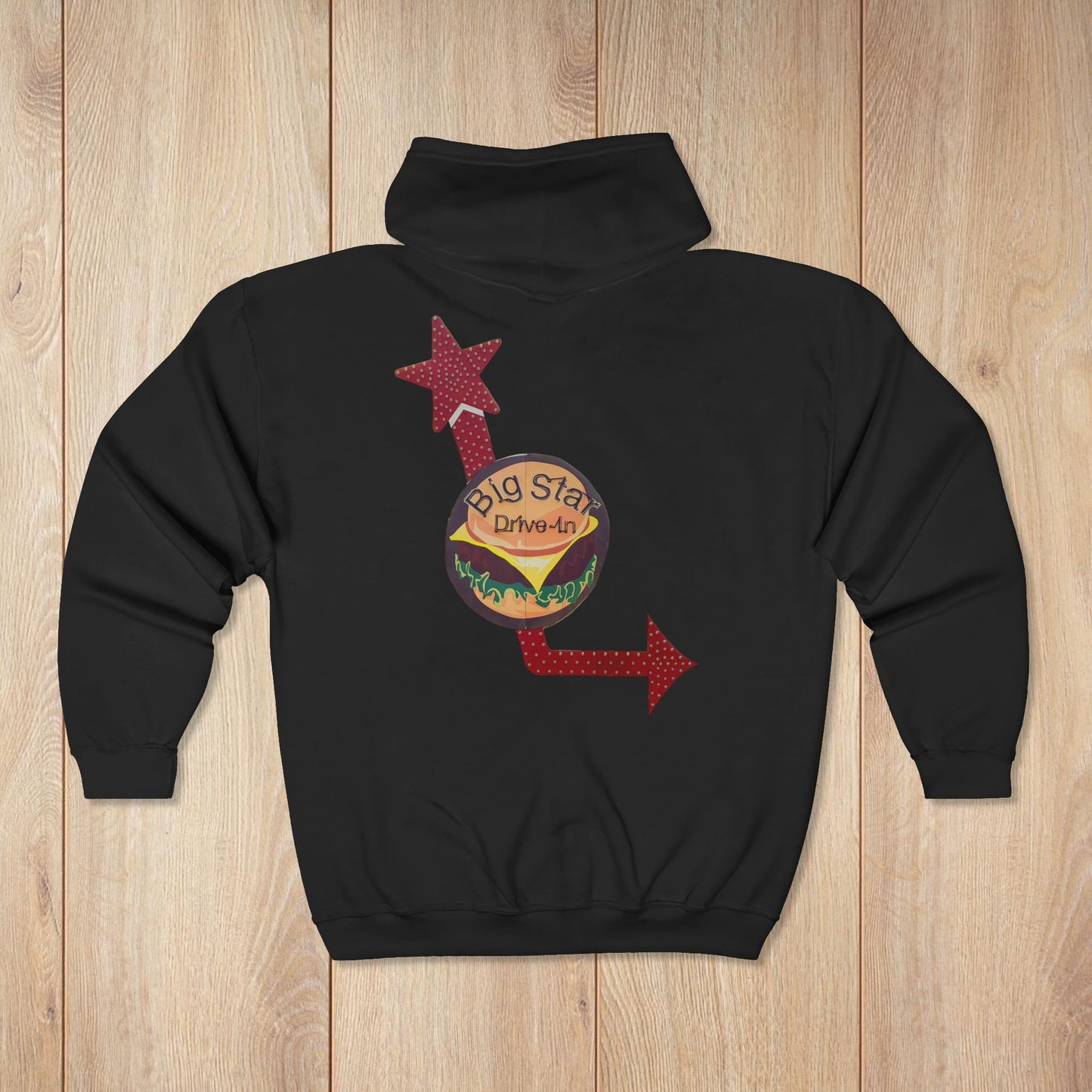 B.Star Zip Hoodie Mockup