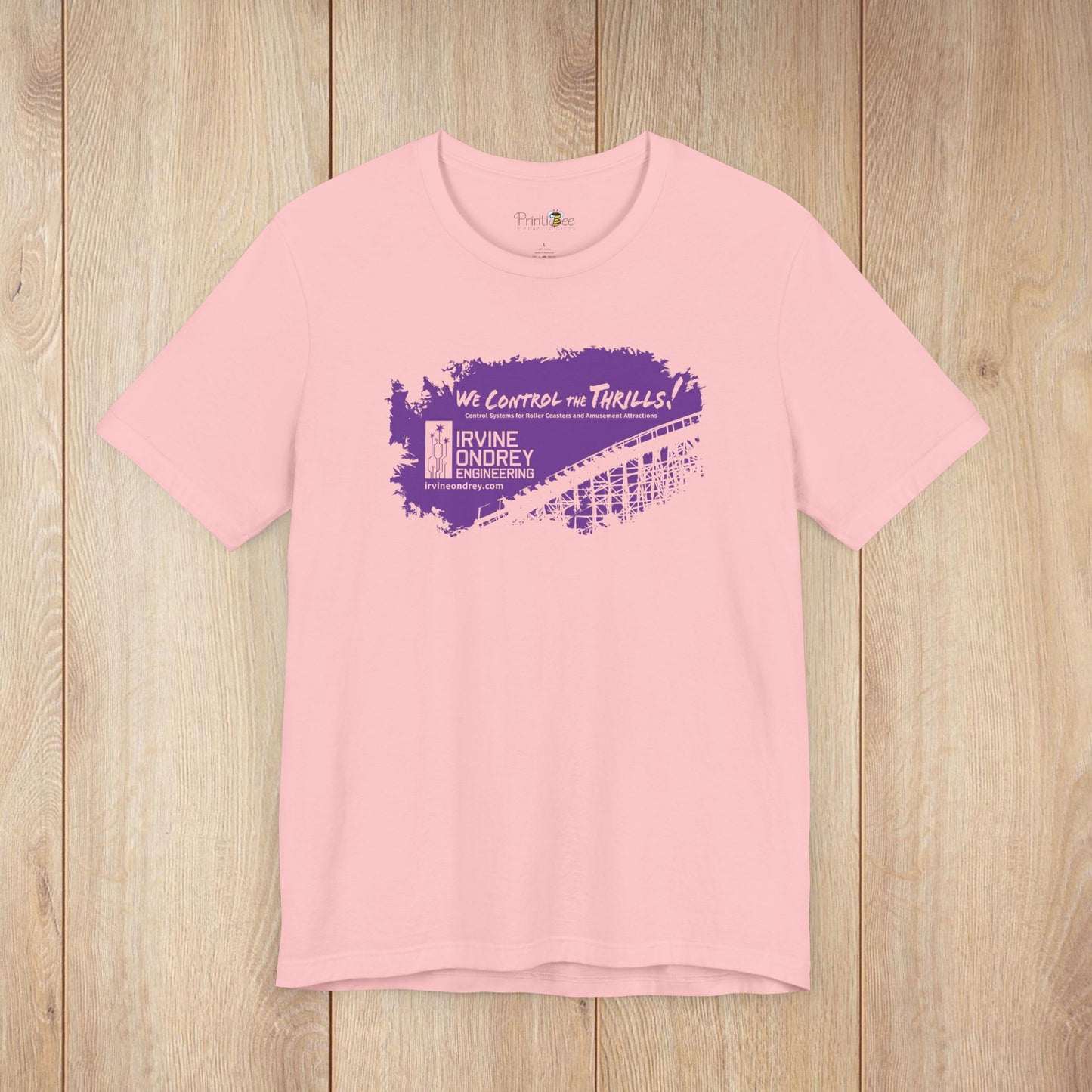 OG Woodie Tee (FRONT graphic) • Irvine Ondrey Engineering