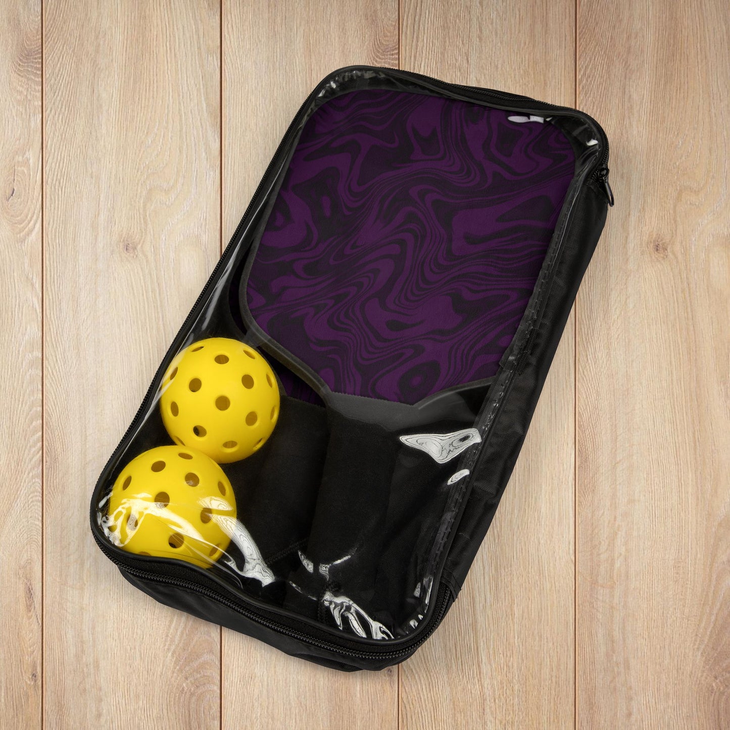 Purple Swirl Pickleball Paddles