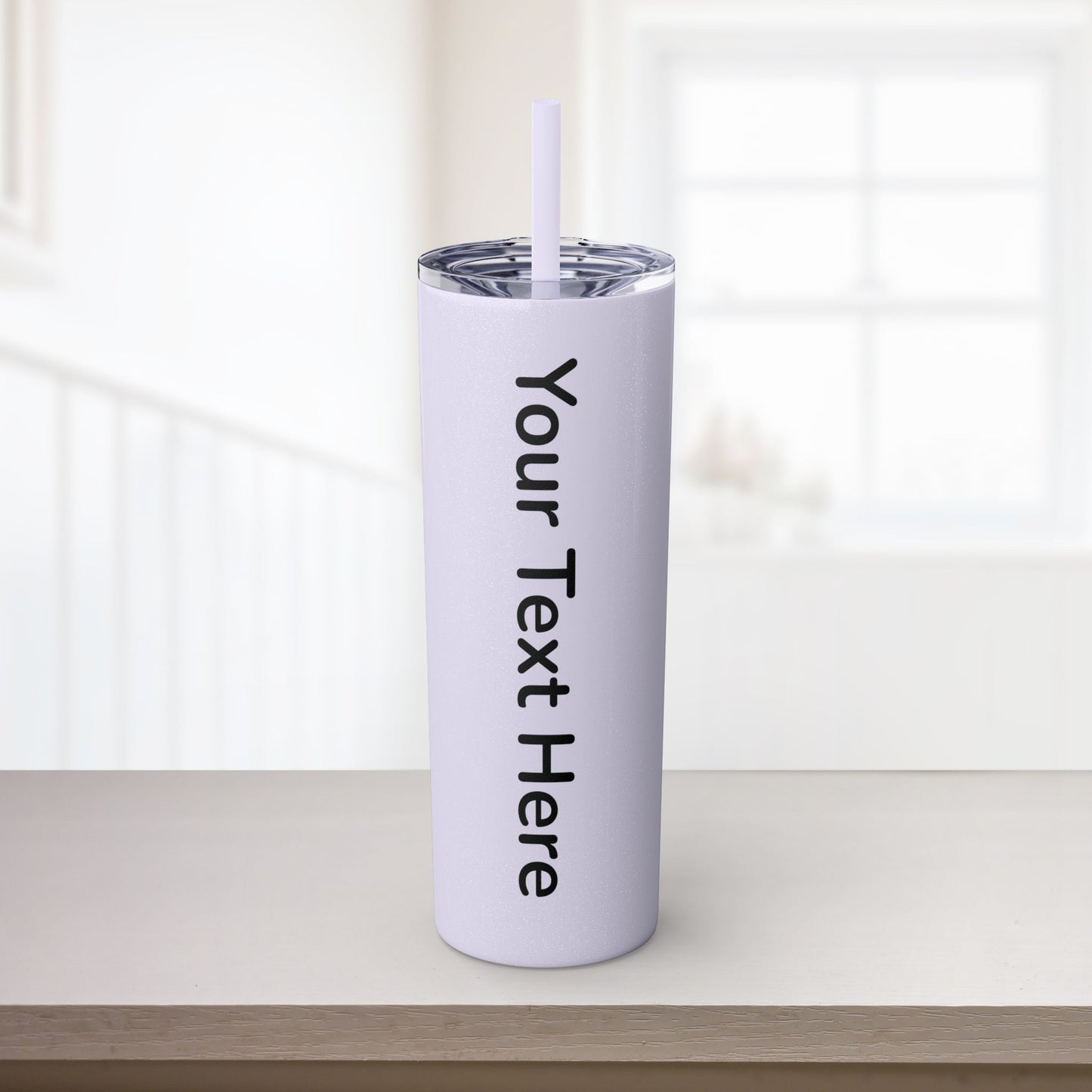 Custom 20oz Skinny Tumbler with Straw