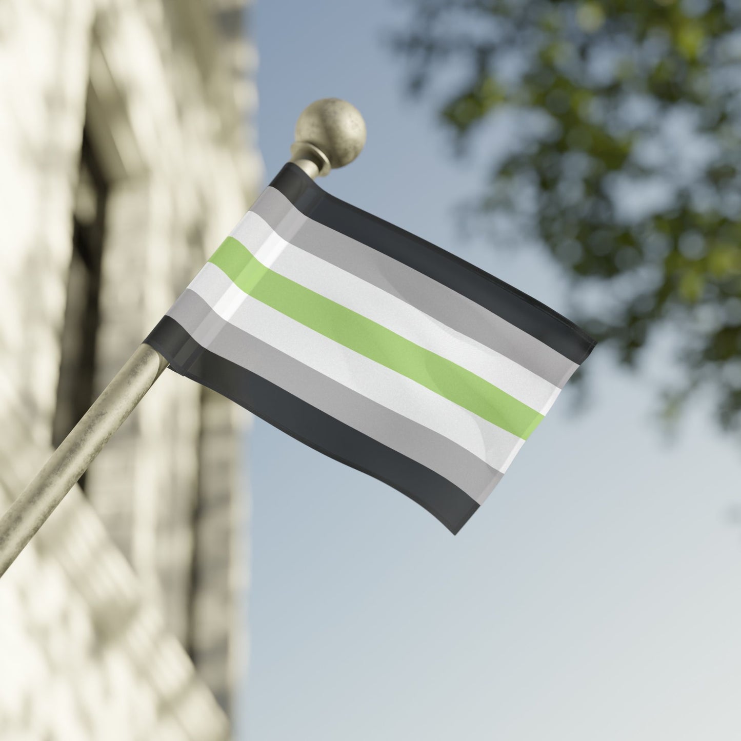 Agender Pride Flag (Single Sided Print), LGBTQIA+ Genderless Pride Flags, Gender Neutral Flag