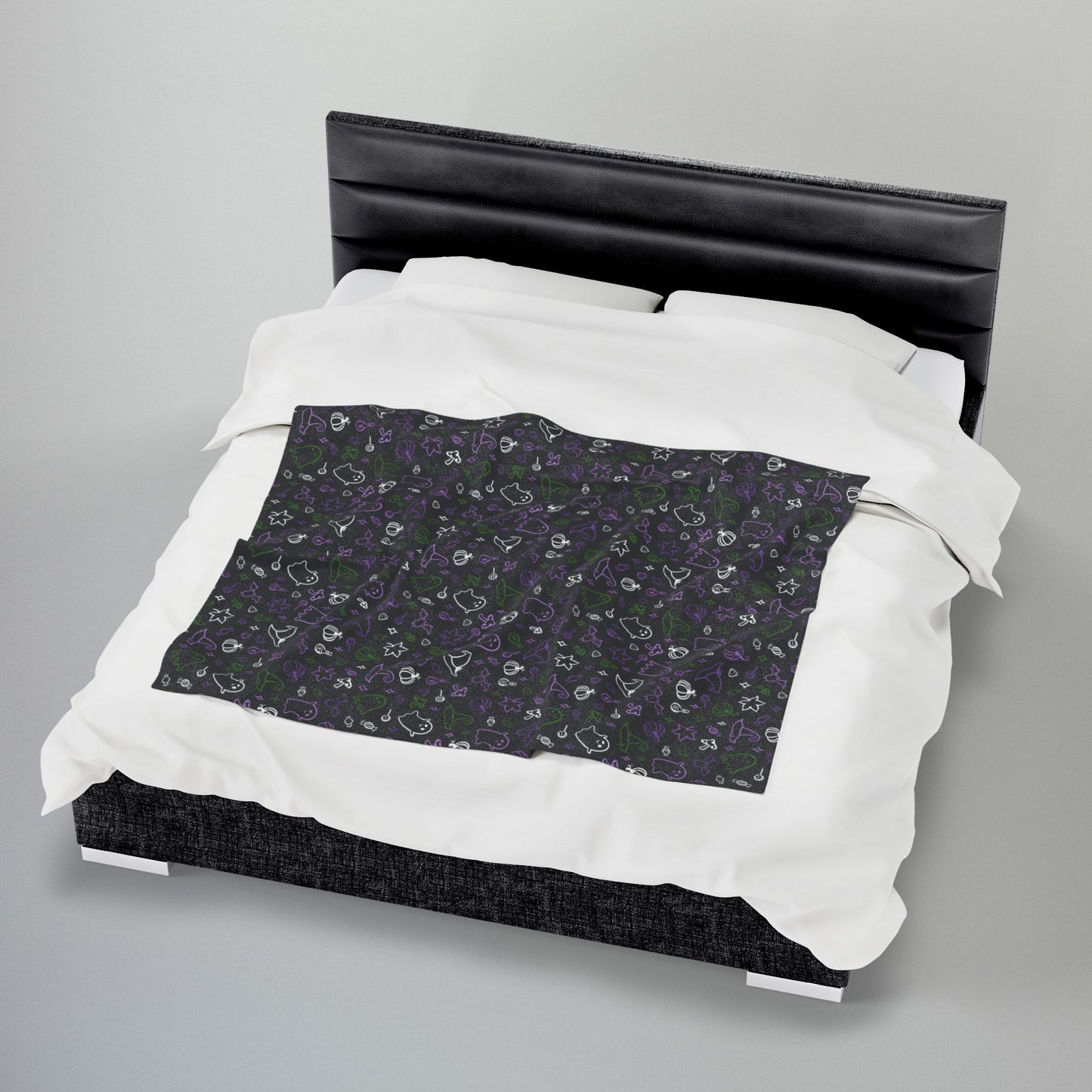 Genderqueer Pride Halloween Velveteen Plush Blanket
