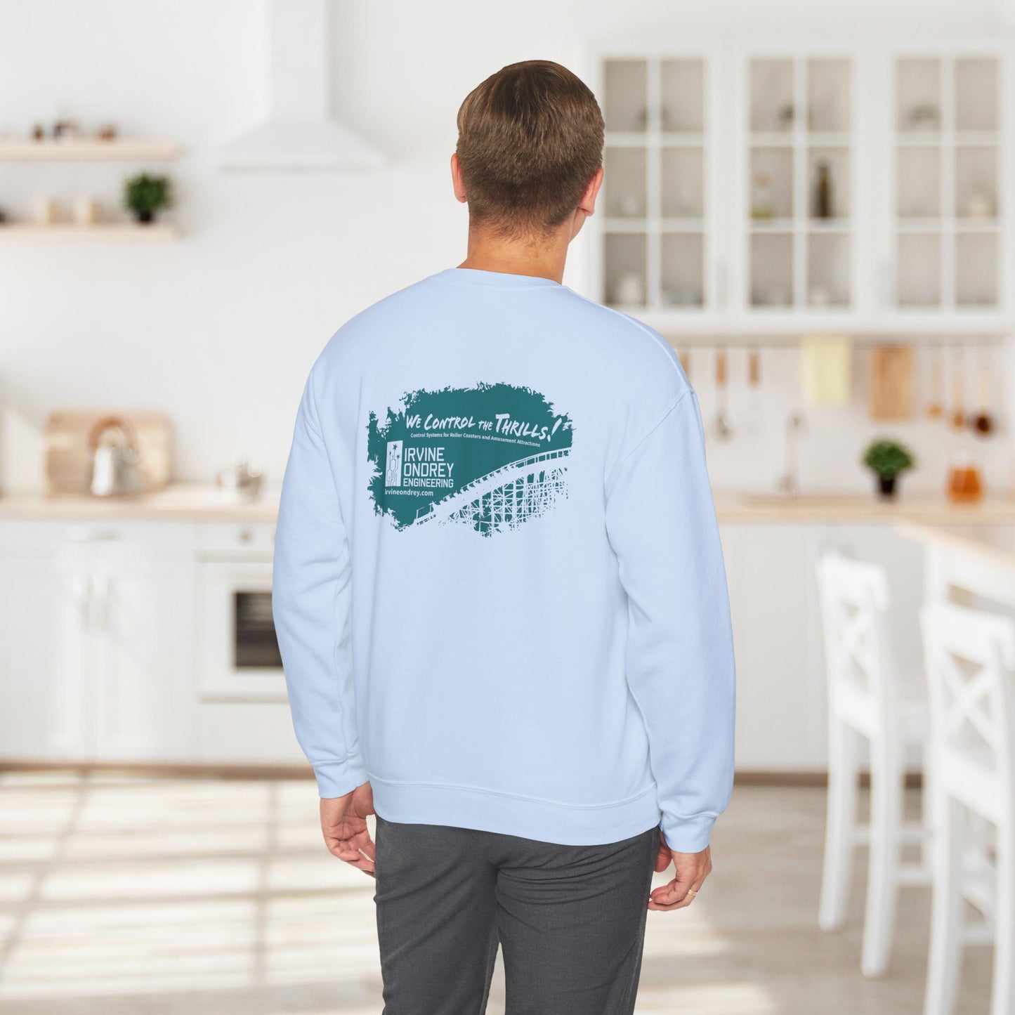 OG Woodie Sweatshirt (BACK graphic) • Irvine Ondrey Engineering