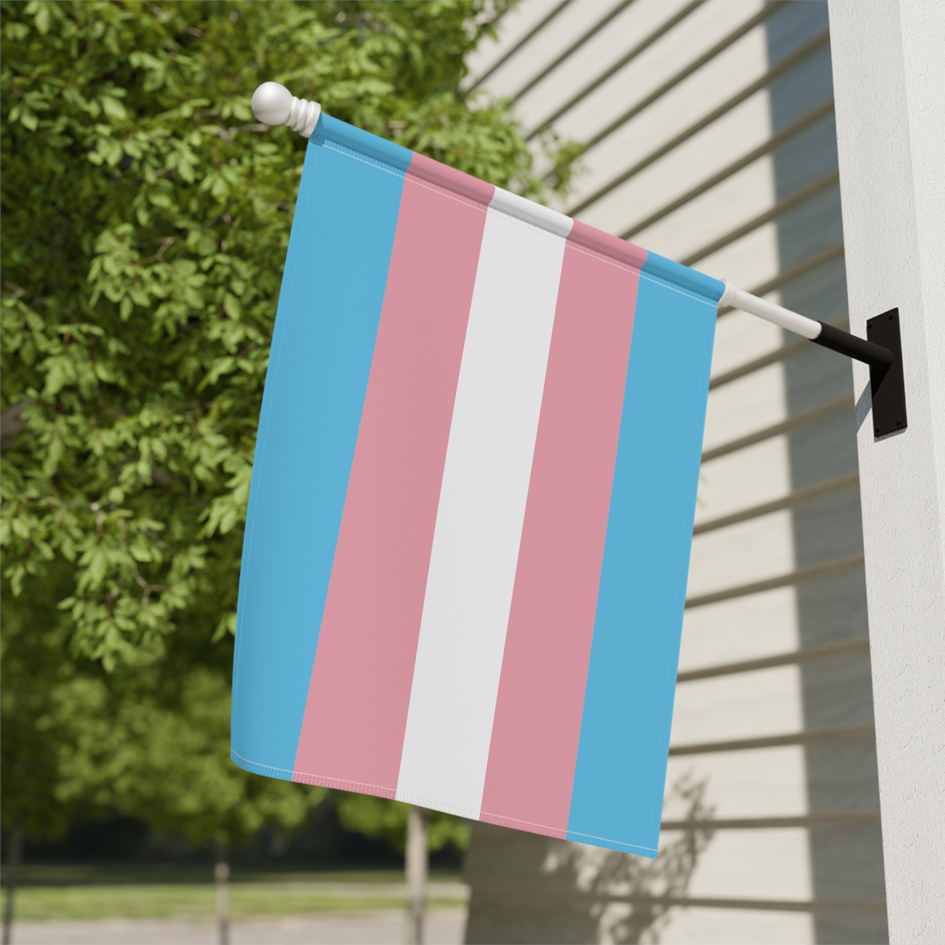 Transgender Pride Garden Banner