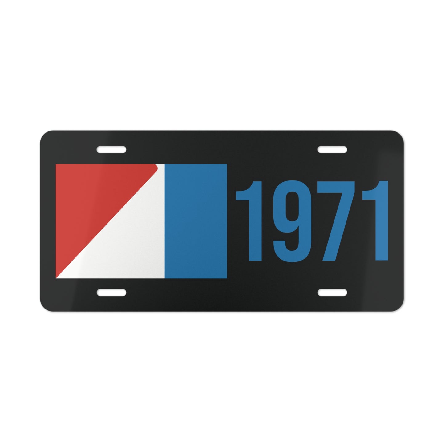 AMC Logo w/ Blue Year Black Custom Vanity Plates