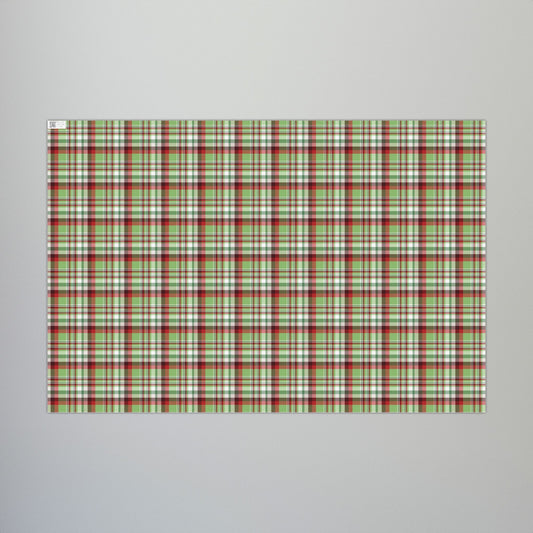 Christmas Classic Plaid Gift Wrapping Paper Roll
