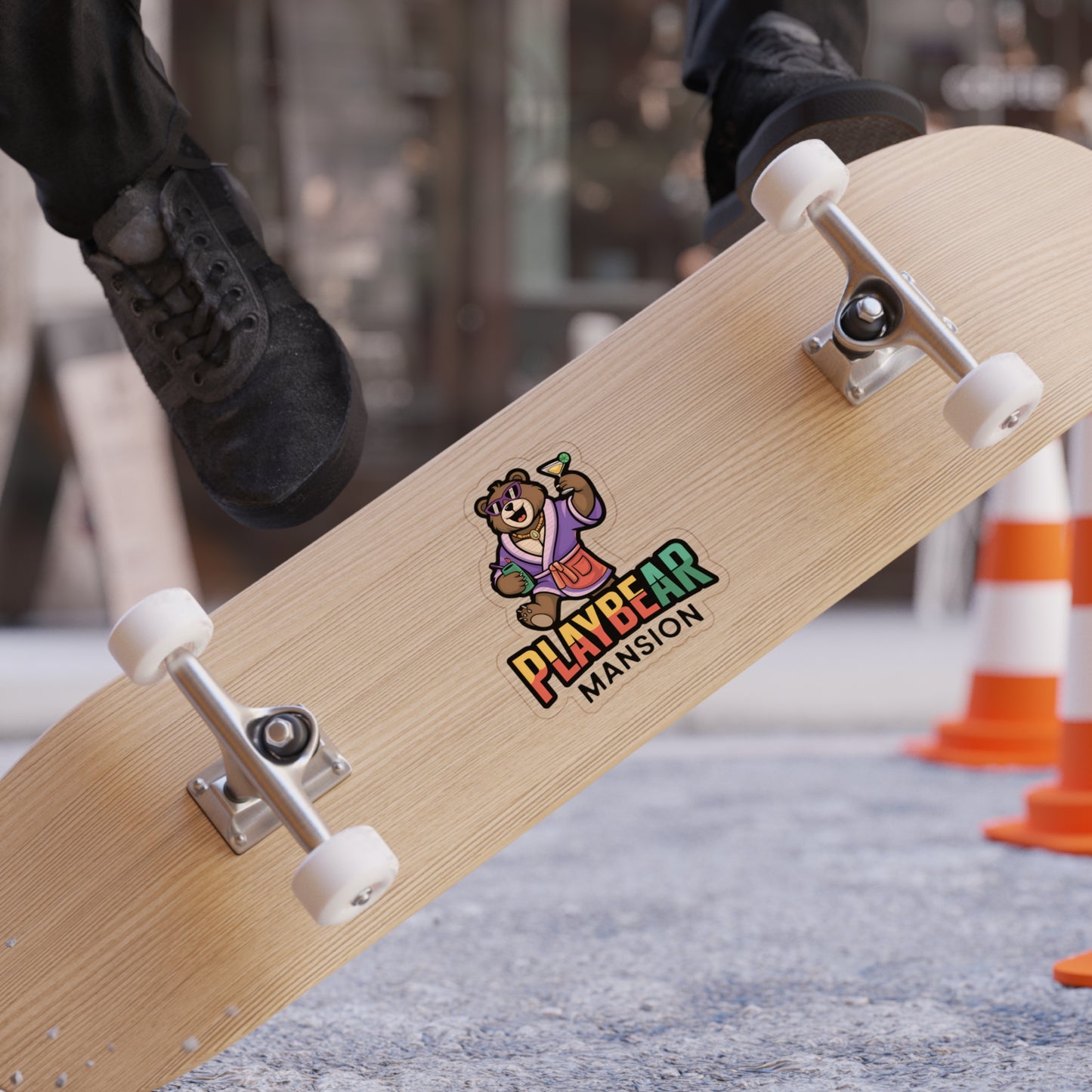 Playbear Mansion Die-Cut Outdoor Sticker