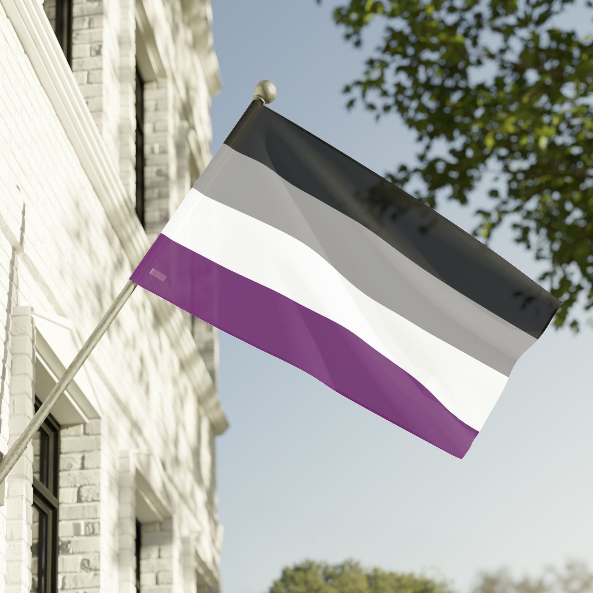 60" x 36" Asexual Pride Flag