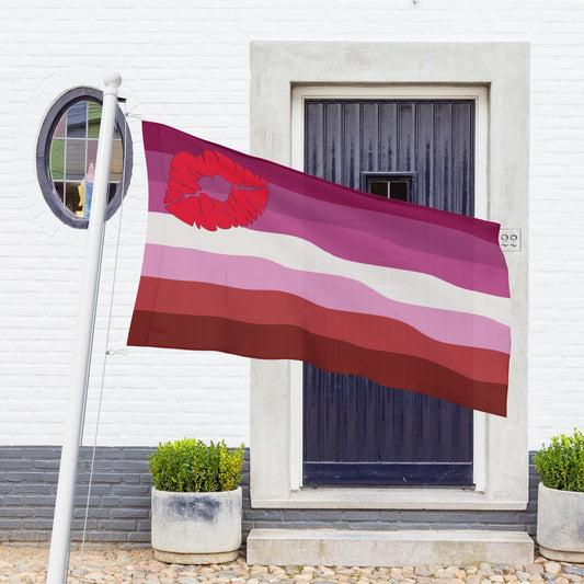 Lipstick Lesbian Pink Pride Flag