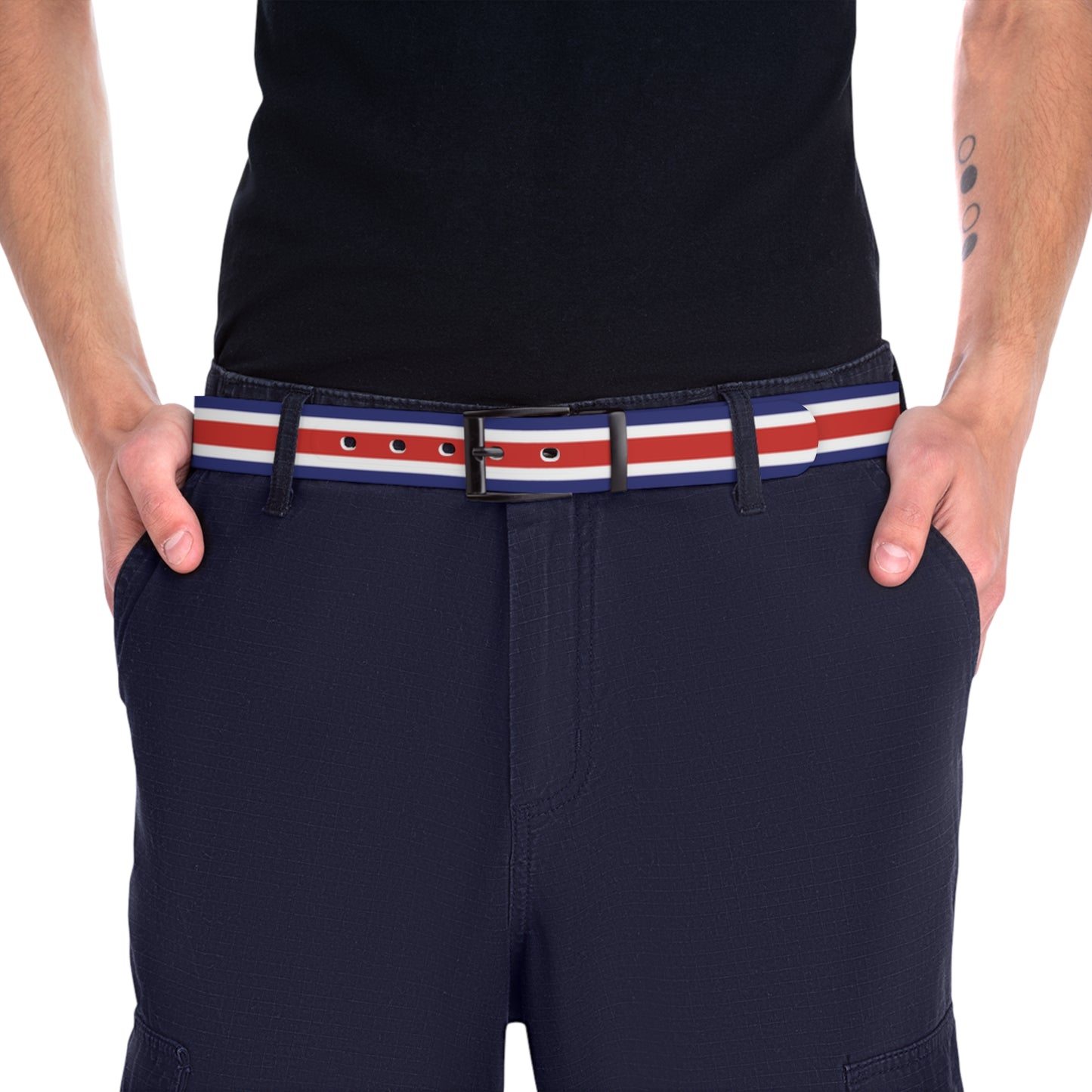 Costa Rica Flag Belt