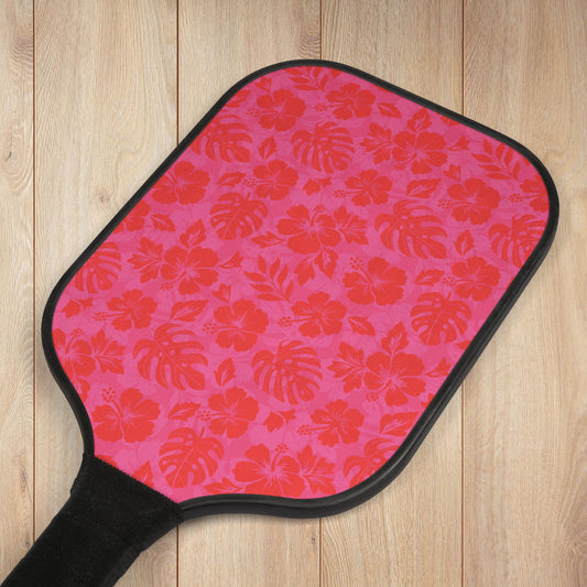 Pink Tropical Pickleball Paddles