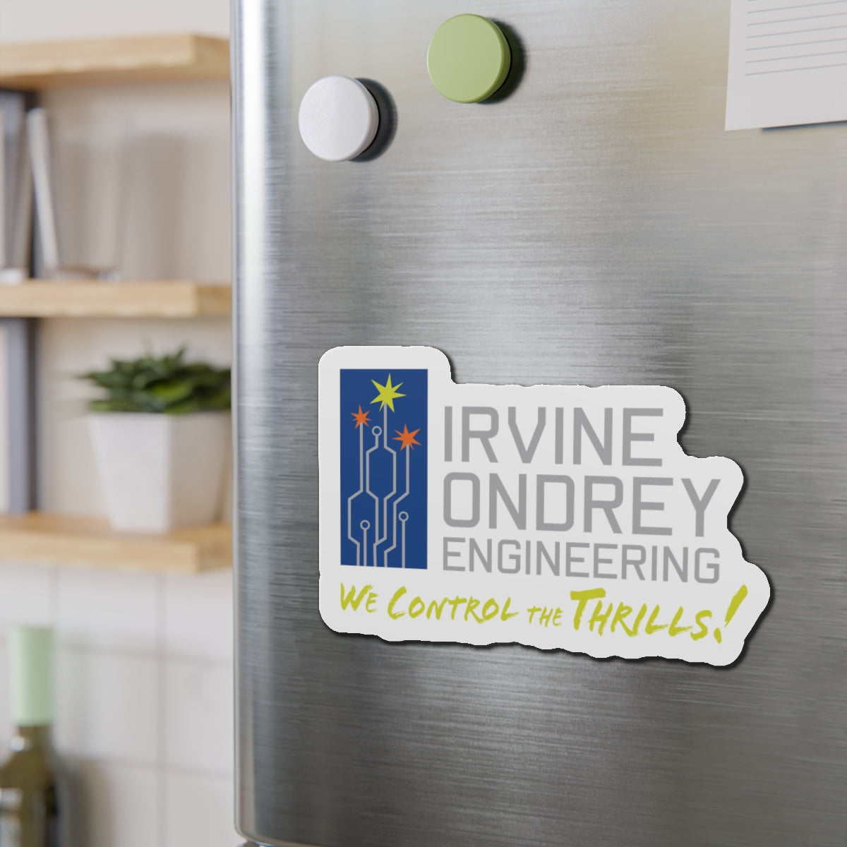 Irvine Ondrey Engineering Logo Magnet