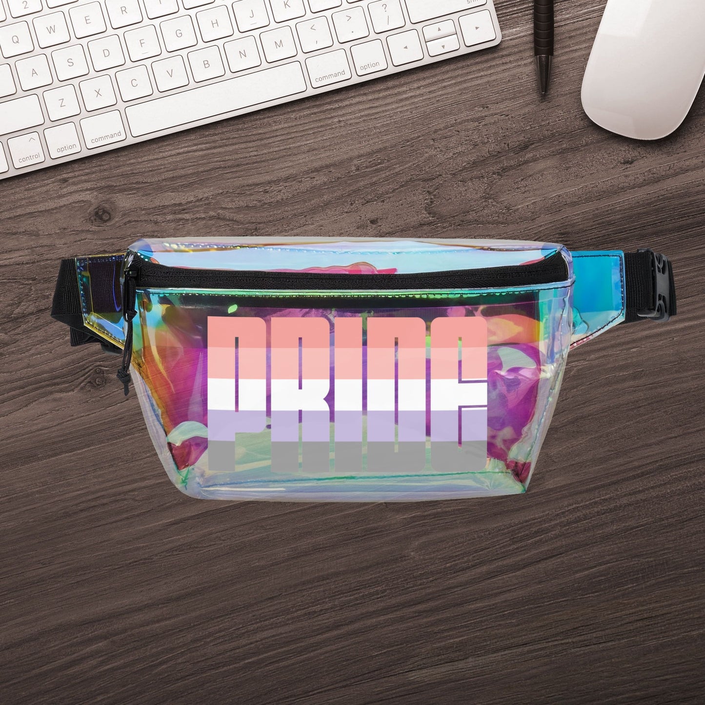 Cupioromantic Pride Clear Fanny Pack