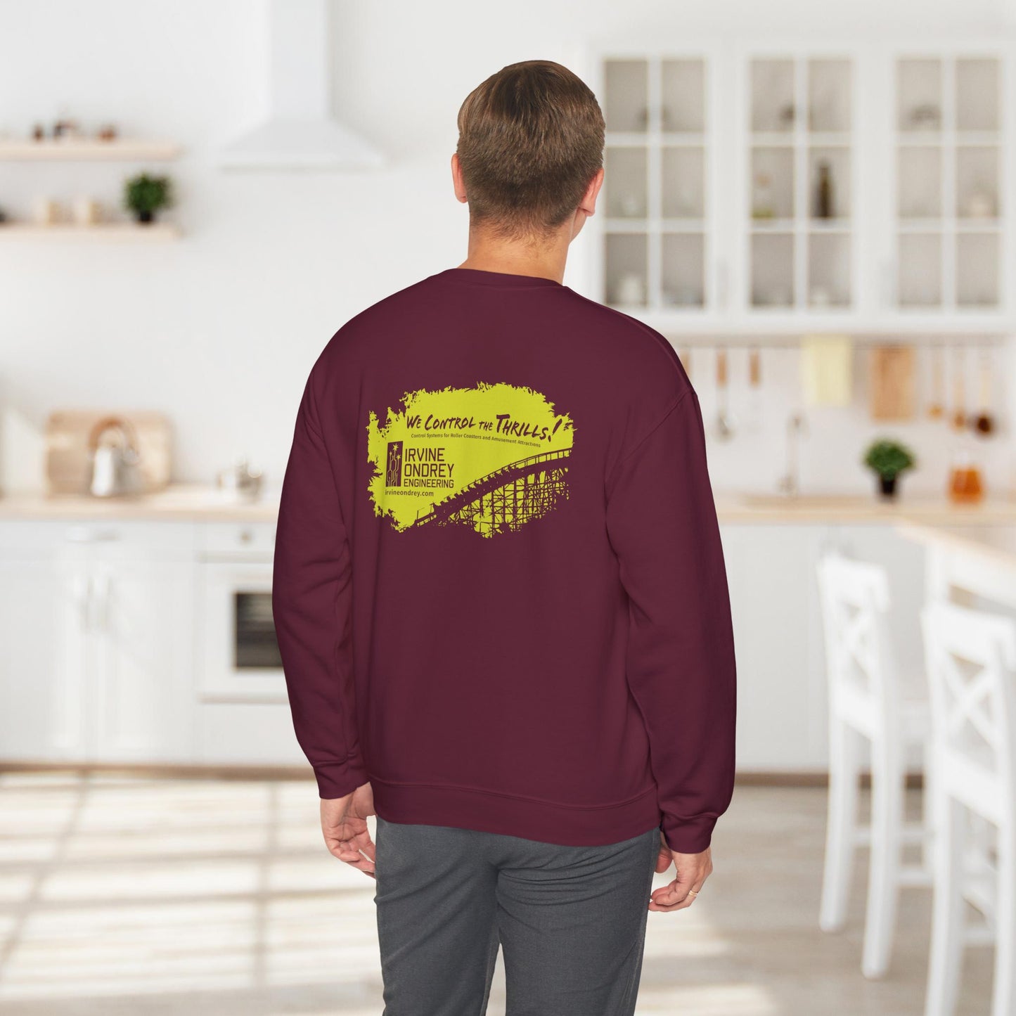 OG Woodie Sweatshirt (BACK graphic) • Irvine Ondrey Engineering