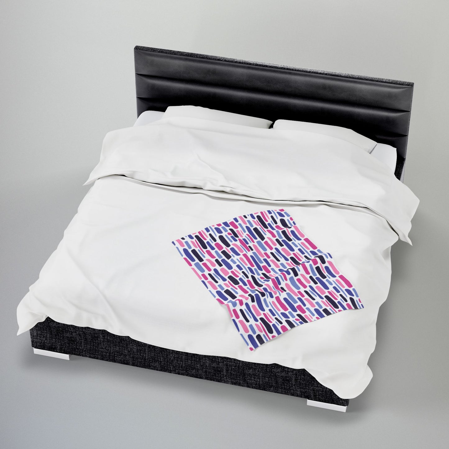 Omnisexual Staggered Mosaic Velveteen Plush Pride Blanket